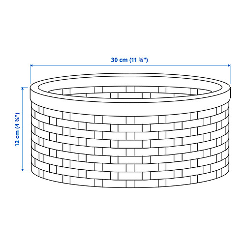 SNÖPLOG basket, set of 3