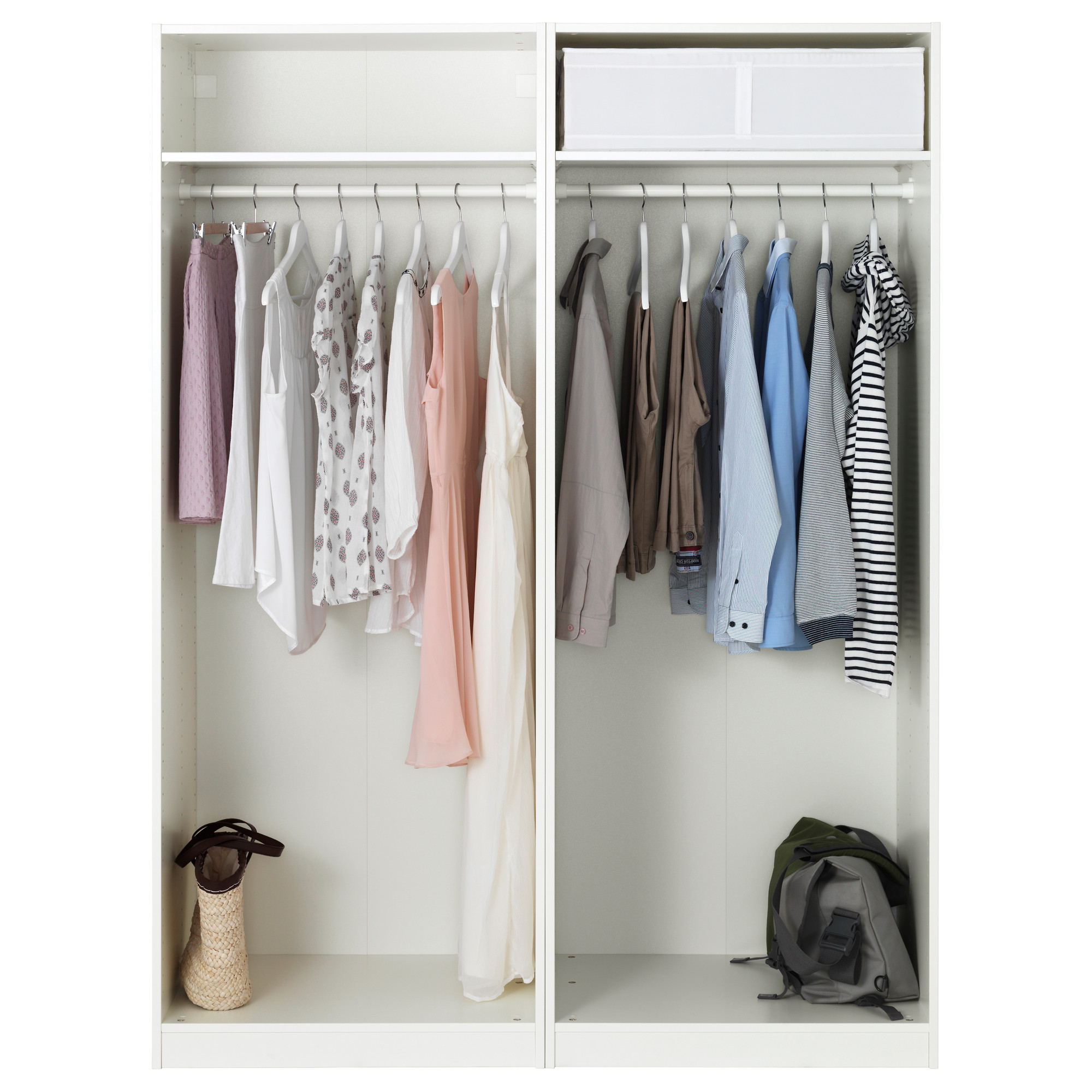 Pax Wardrobe White Hasvik White Ikea Hong Kong