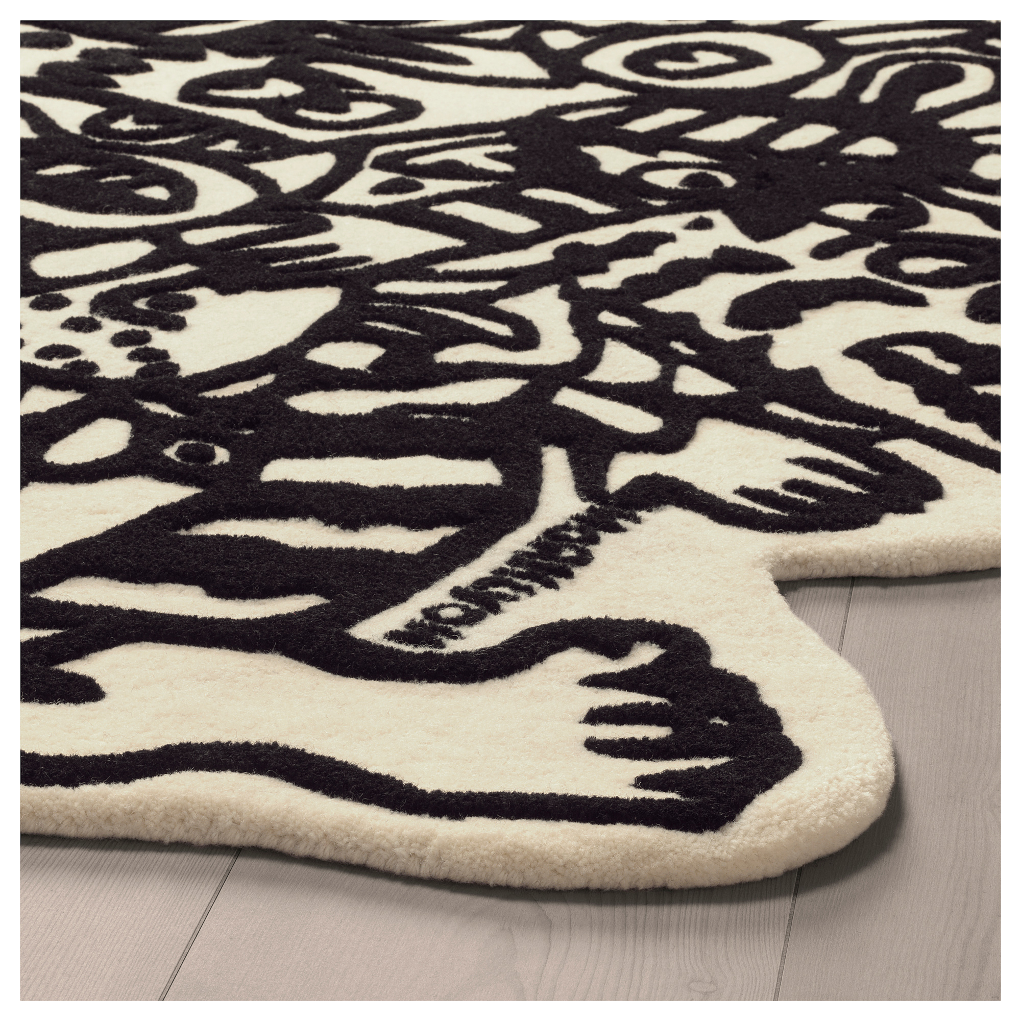 IKEA ART EVENT 2019 Rug Low Pile Black White IKEA Hong Kong   0659277 PE710568 S5 