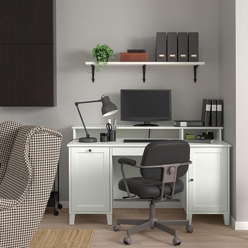 IDANÄS desk with add-on unit