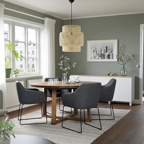 MÖRBYLÅNGA/TOSSBERG table and 4 chairs