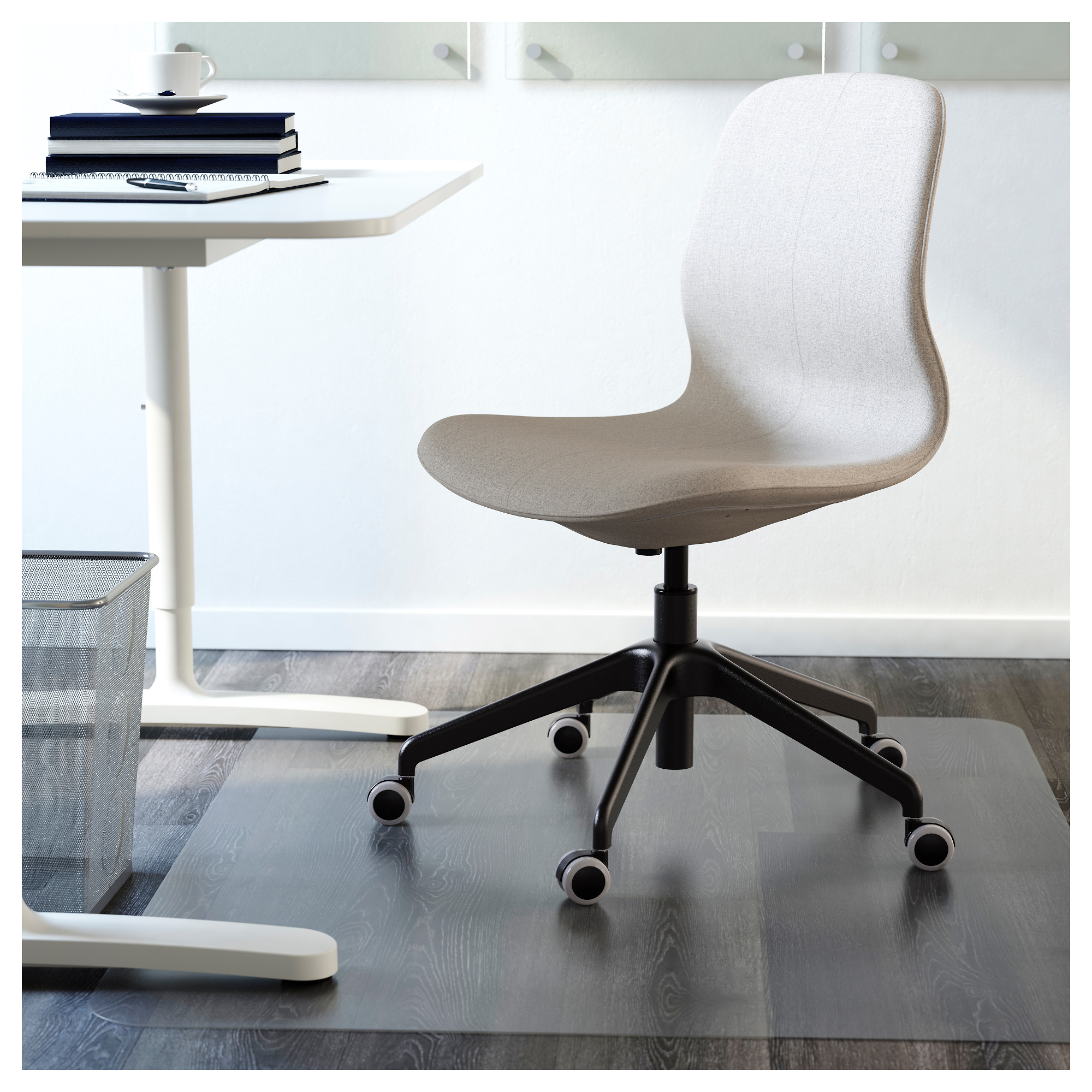 LÅNGFJÄLL  office chair, Gunnared beige/black  IKEA Hong Kong and Macau