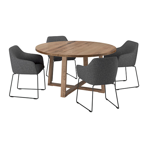 MÖRBYLÅNGA/TOSSBERG table and 4 chairs