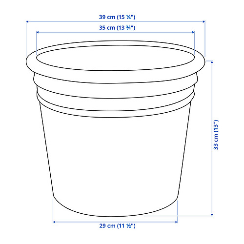 CURRYBLAD plant pot