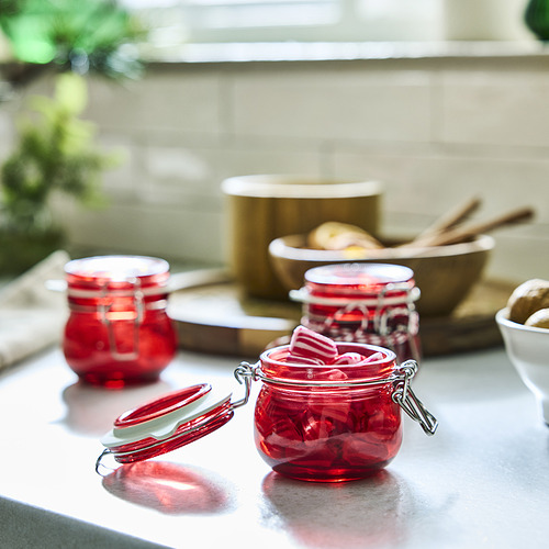 VINTERFINT jar with lid