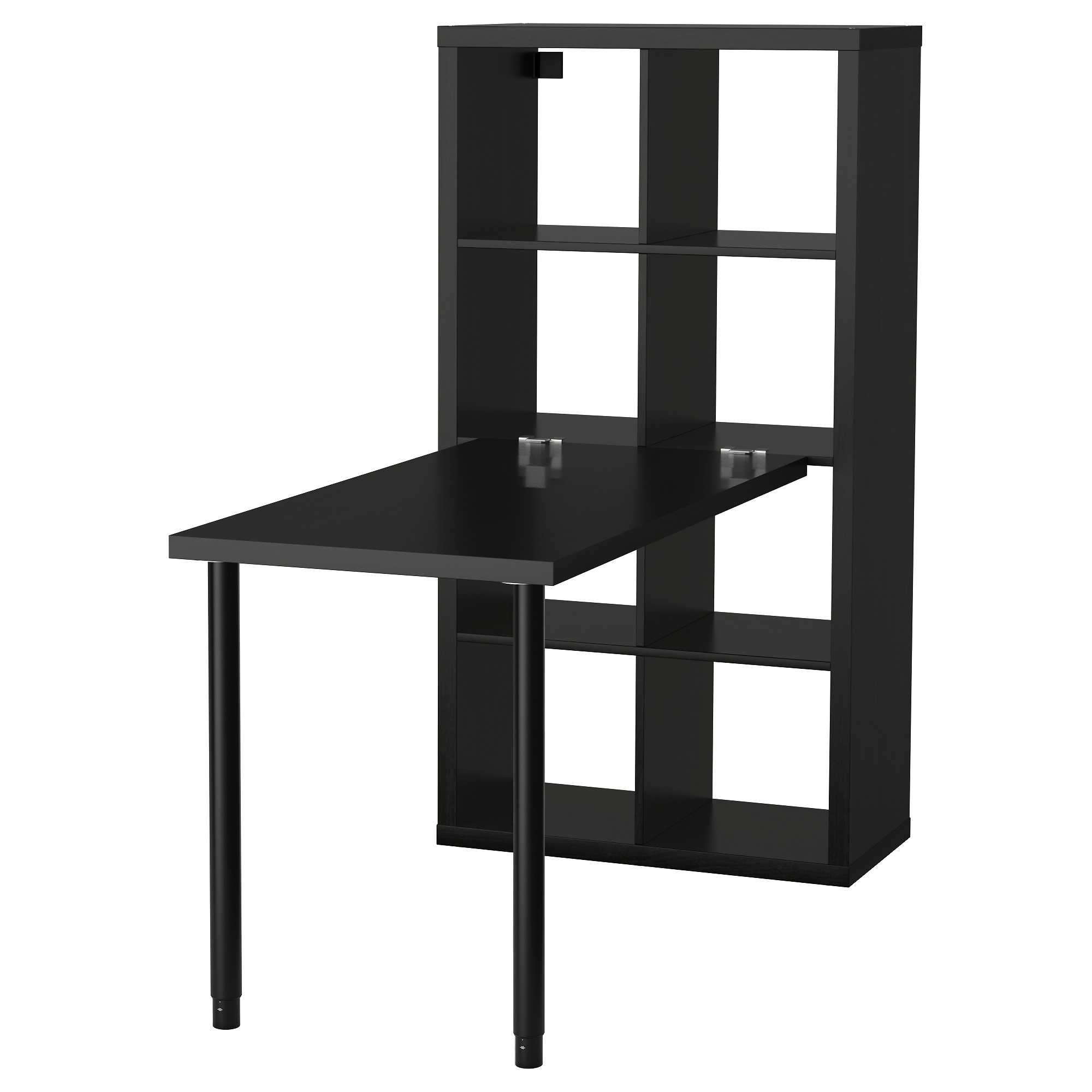 Kallax Desk Combination Black Brown Ikea Hong Kong