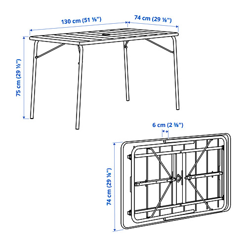 TORPARÖ table, outdoor