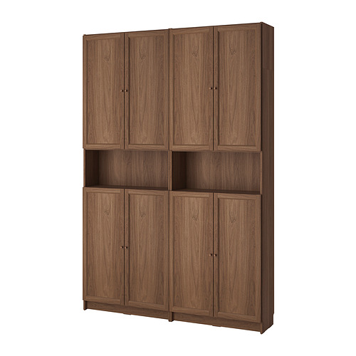 BILLY/OXBERG bookcase w height extension ut/drs