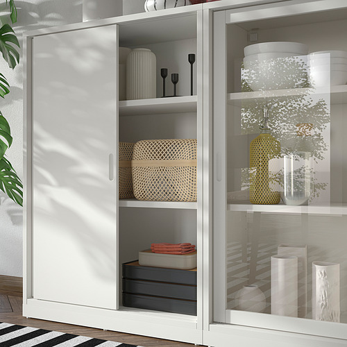 TONSTAD storage combination w sliding doors