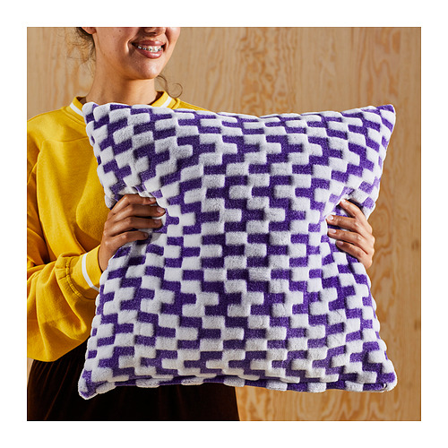 BLÅSKATA cushion cover