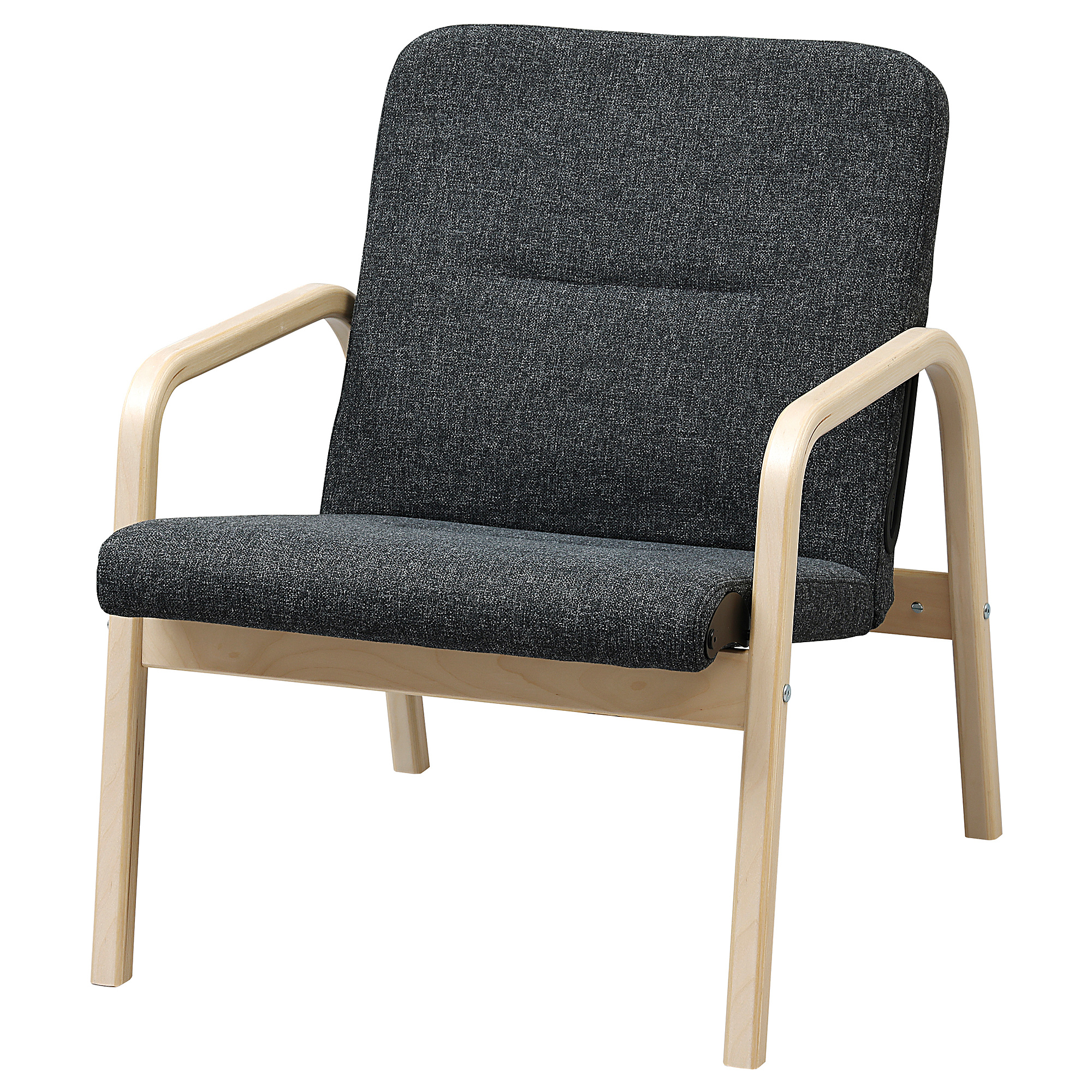 FÄLLSKÄR - 可調式扶手椅, Gunnared 灰色/深灰色| IKEA 香港及澳門