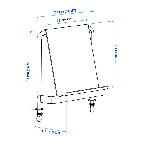 RELATERA desk combination sit/stand