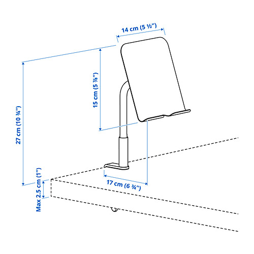 RELATERA desk combination sit/stand