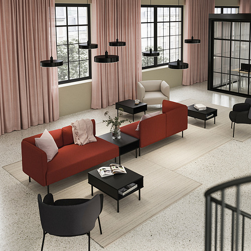 LILLEHEM 4-seat modular sofa with side table