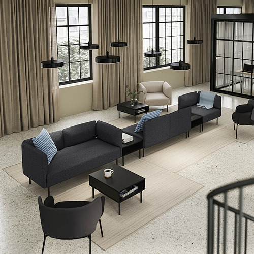 LILLEHEM 5-seat modular sofa with side table