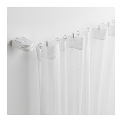 AMILDE - curtains with tie-backs, 1 pair, white | IKEA Hong Kong and Macau