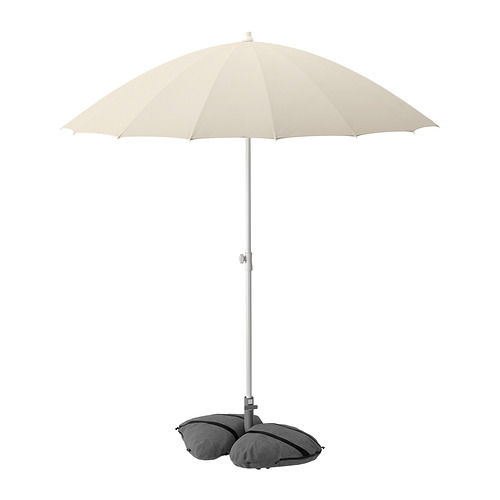 SAMSÖ/IGGÖN parasol with base