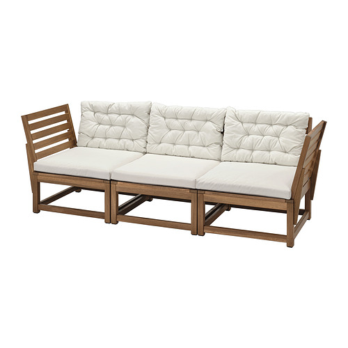 NÄMMARÖ 3-seat modular sofa, outdoor