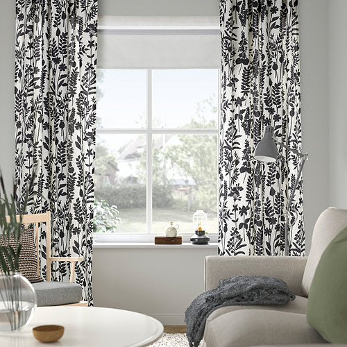 ROTVECKLARE curtains, 1 pair