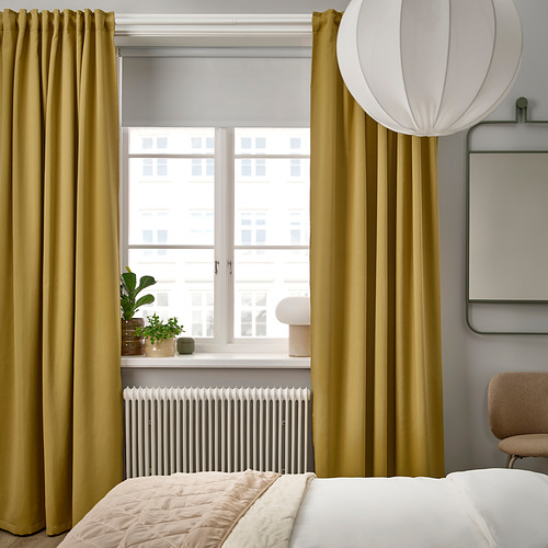 MAJGULL room darkening curtains, 1 pair