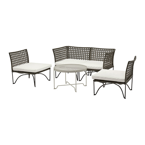 JUTHOLMEN 4-seat conversation set, outdoor