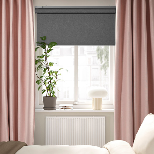 VILBORG room darkening curtains, 1 pair