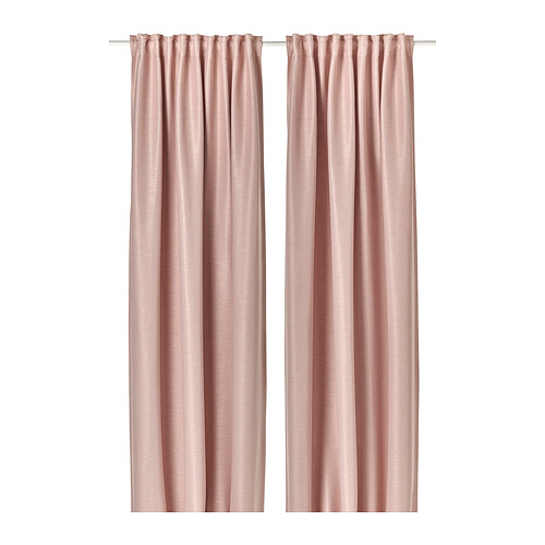 VILBORG room darkening curtains, 1 pair