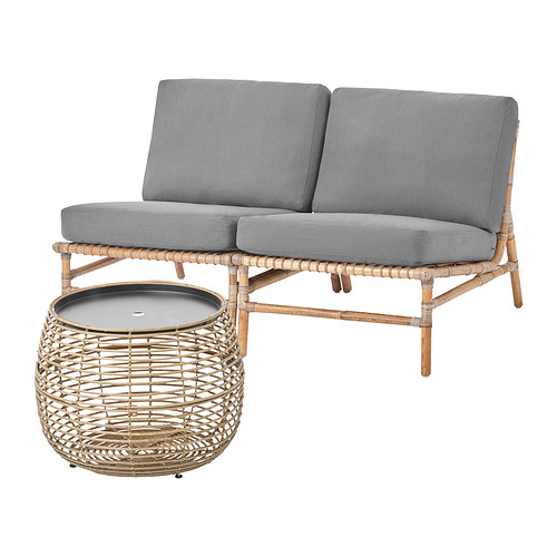 TVARÖ 2-seat conversation set, outdoor