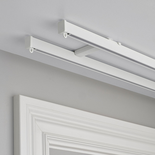 VIDGA ceiling bracket for 2 curtain rails