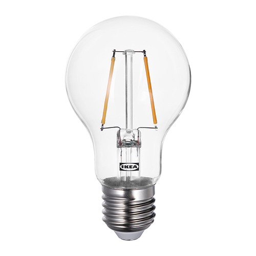 SOLHETTA Ampoule LED E27 1055 lumen, globe transparent, 95 mm - IKEA