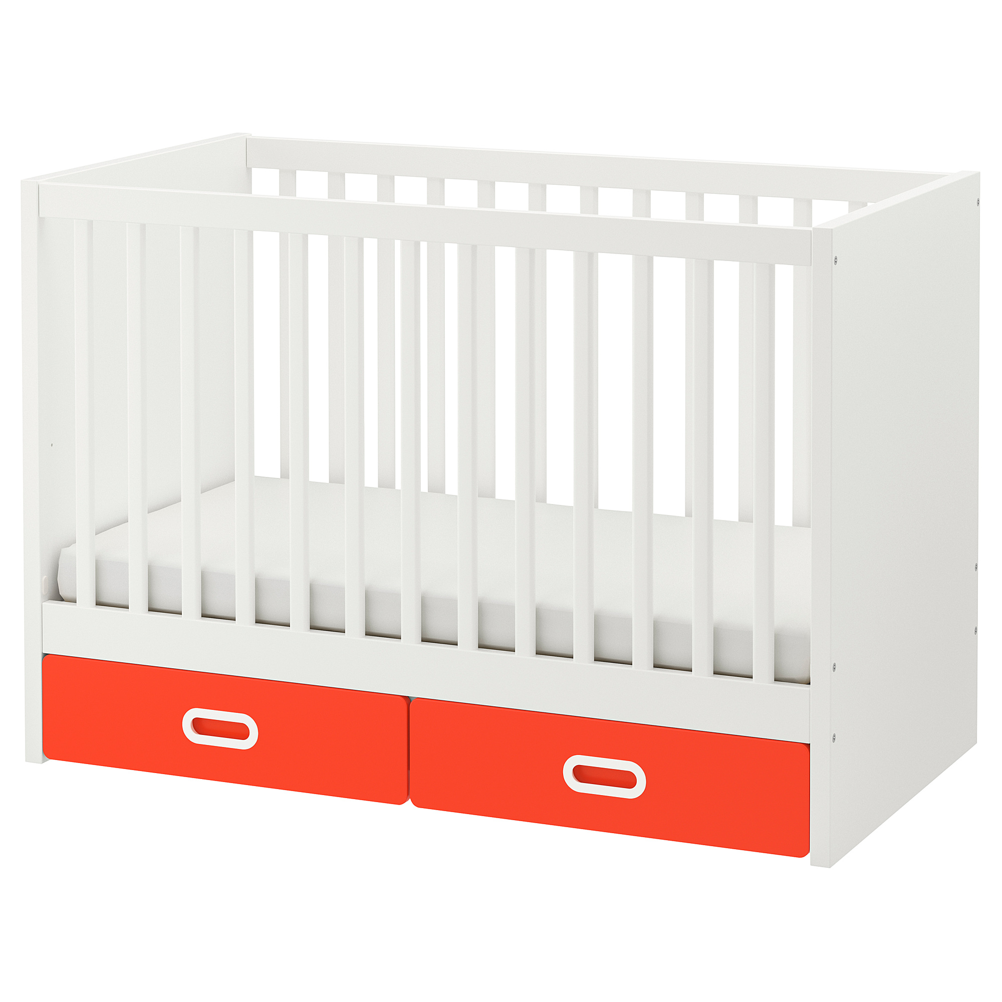 cot with side drawers