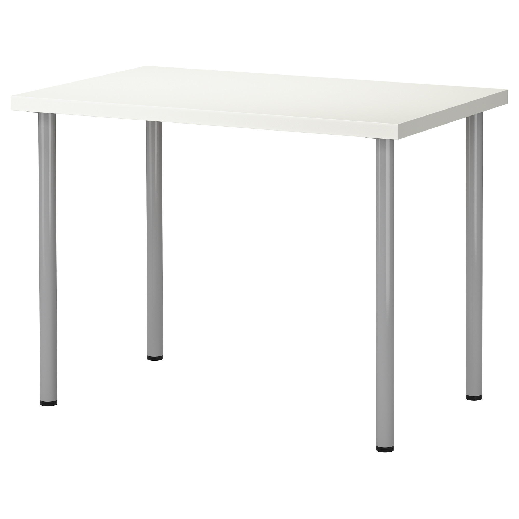 Adils Linnmon Table White Silver Colour Ikea Hong Kong