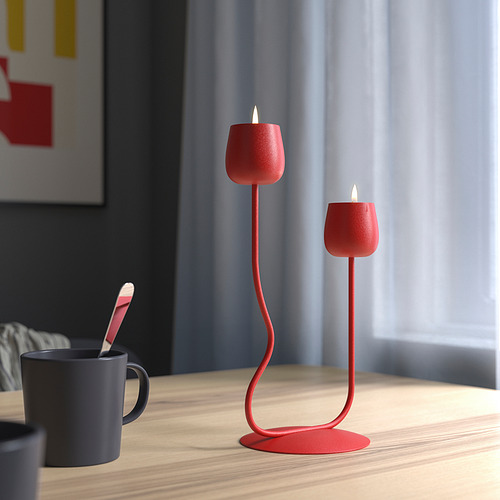 SILVERPÄRON candlestick/tealight holder