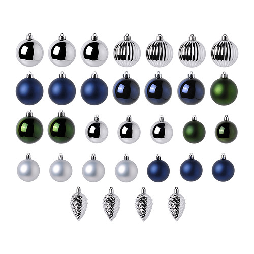 VINTERFINT decoration bauble, set of 32