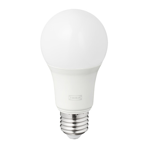 TRÅDFRI - LED bulb E27 806 lumen, smart wireless dimmable/colour