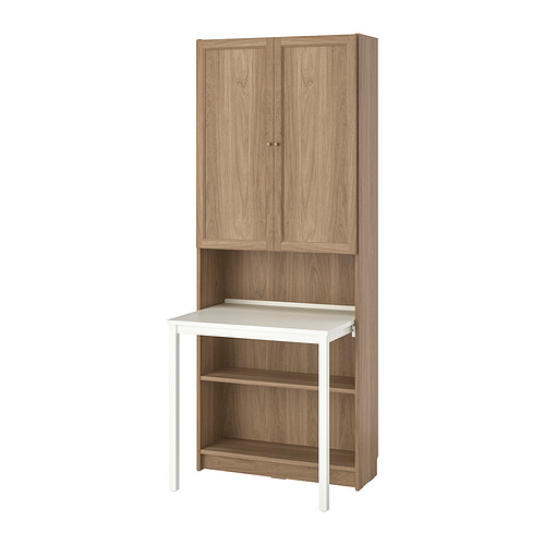 BILLY/OXBERG Bookcase with desk