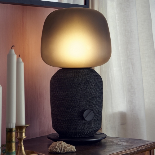 SYMFONISK table lamp with WiFi speaker, black IKEA Hong Kong and Macau