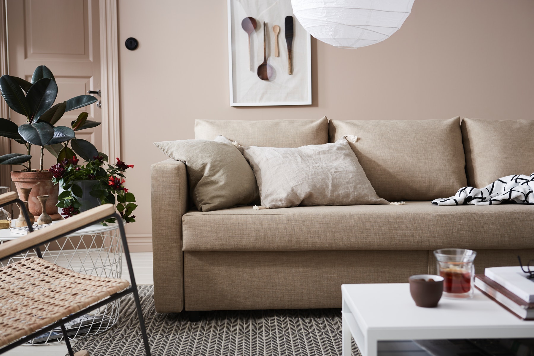 friheten living room decor sleeper sofa
