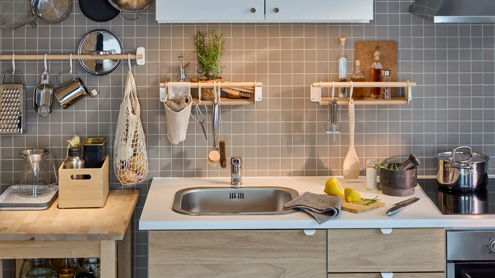 Store More in Your Small Kitchen with These Space-Saving Ideas