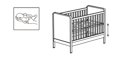 Ikea leksvik cot online