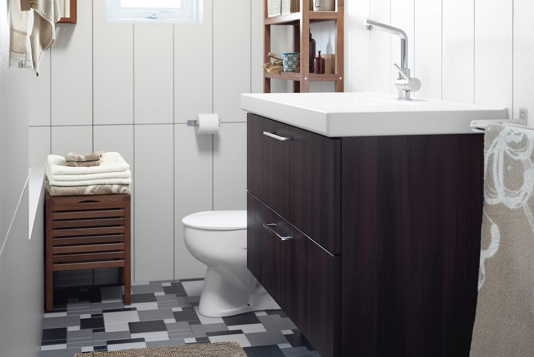 bathroom cabinet with sink